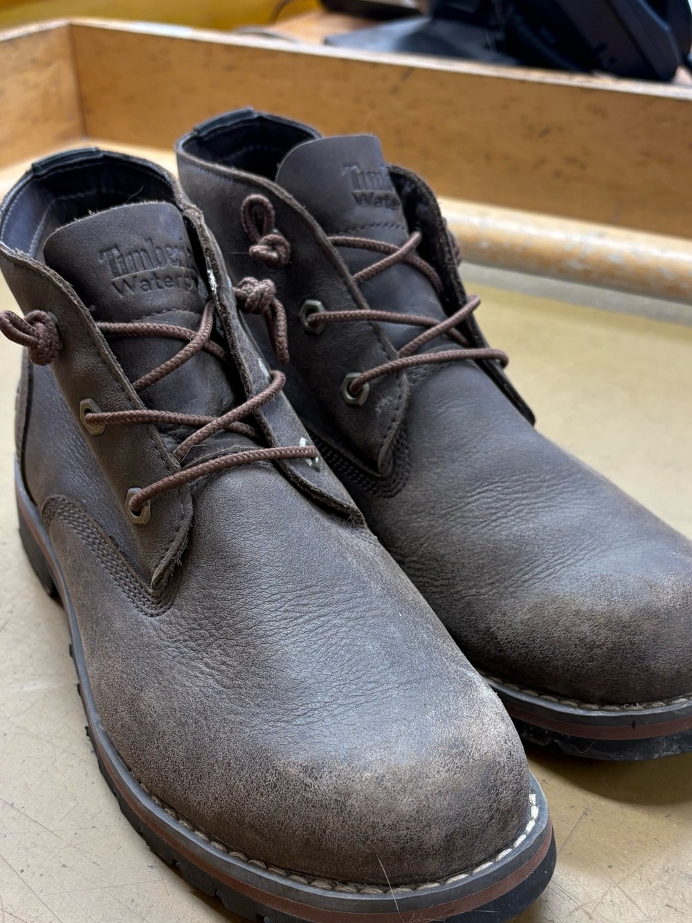 Timberland Brown Leather Men's Chukka Boots